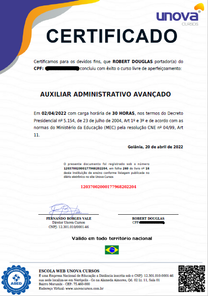 Certificado Diversos 10